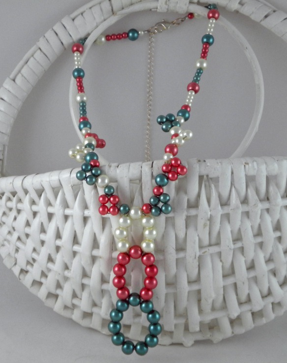 Not Your Mother's Colorful Pearl Necklace by Junebug Jewelry Designs